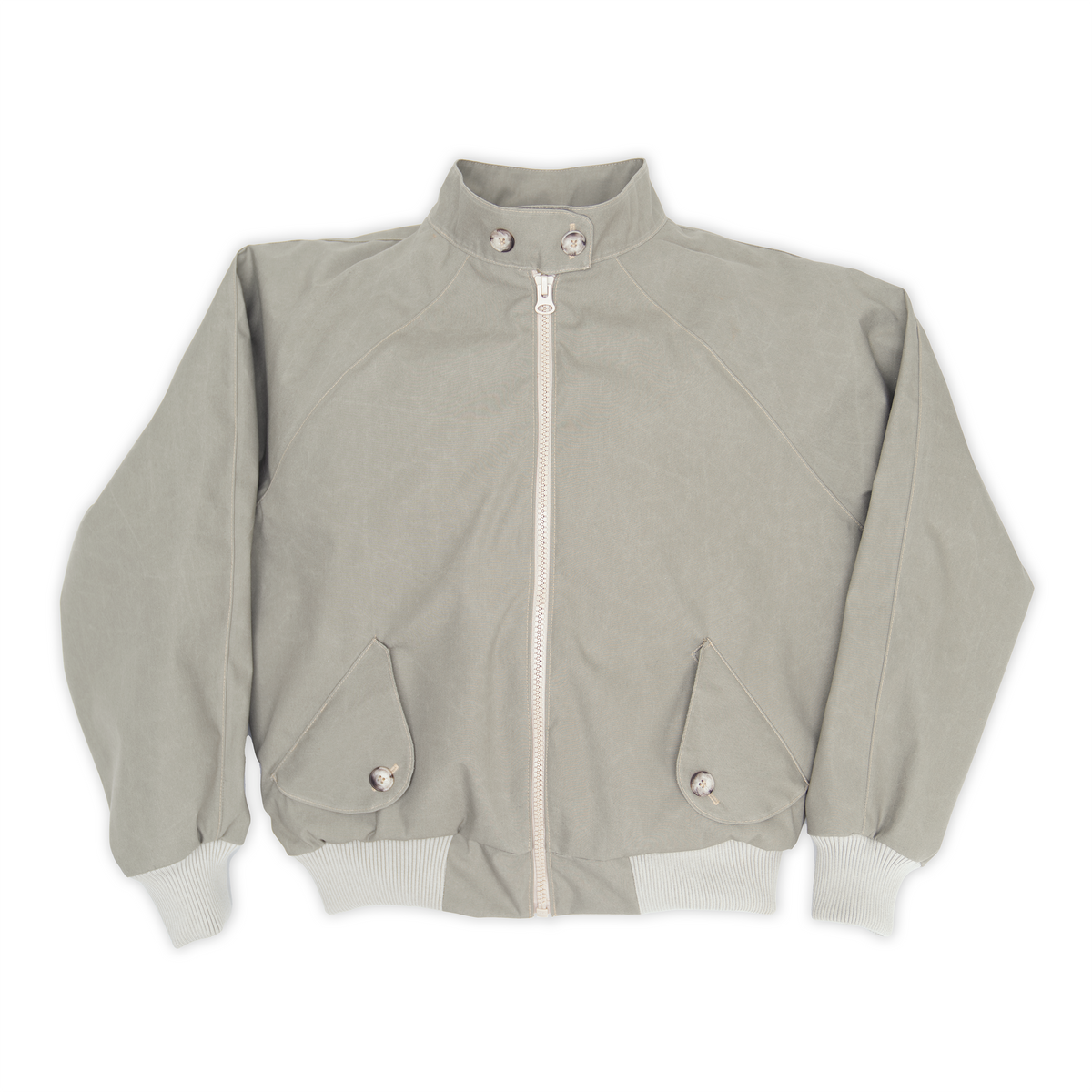 Harrington Jacket - Pewter Cream