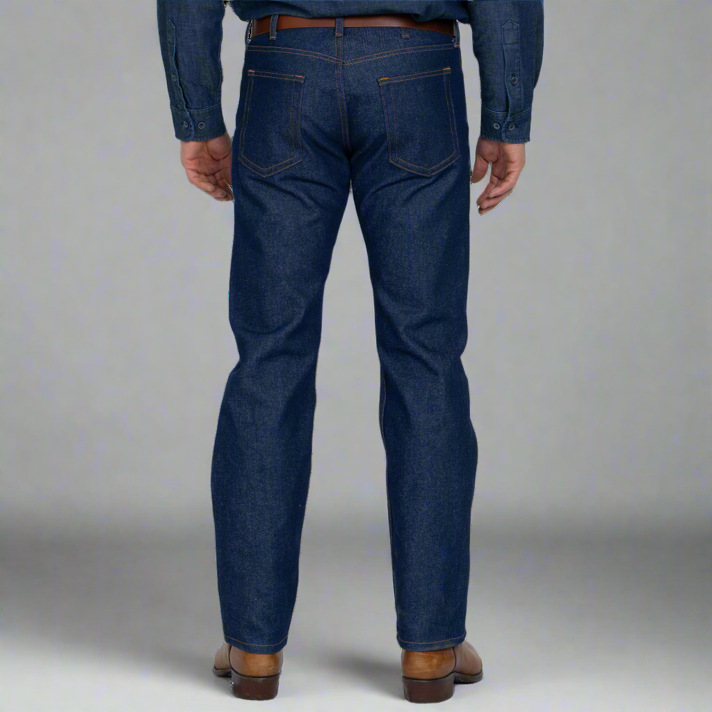 Waistband and belt loops on Long Ryder Model 2 jeans