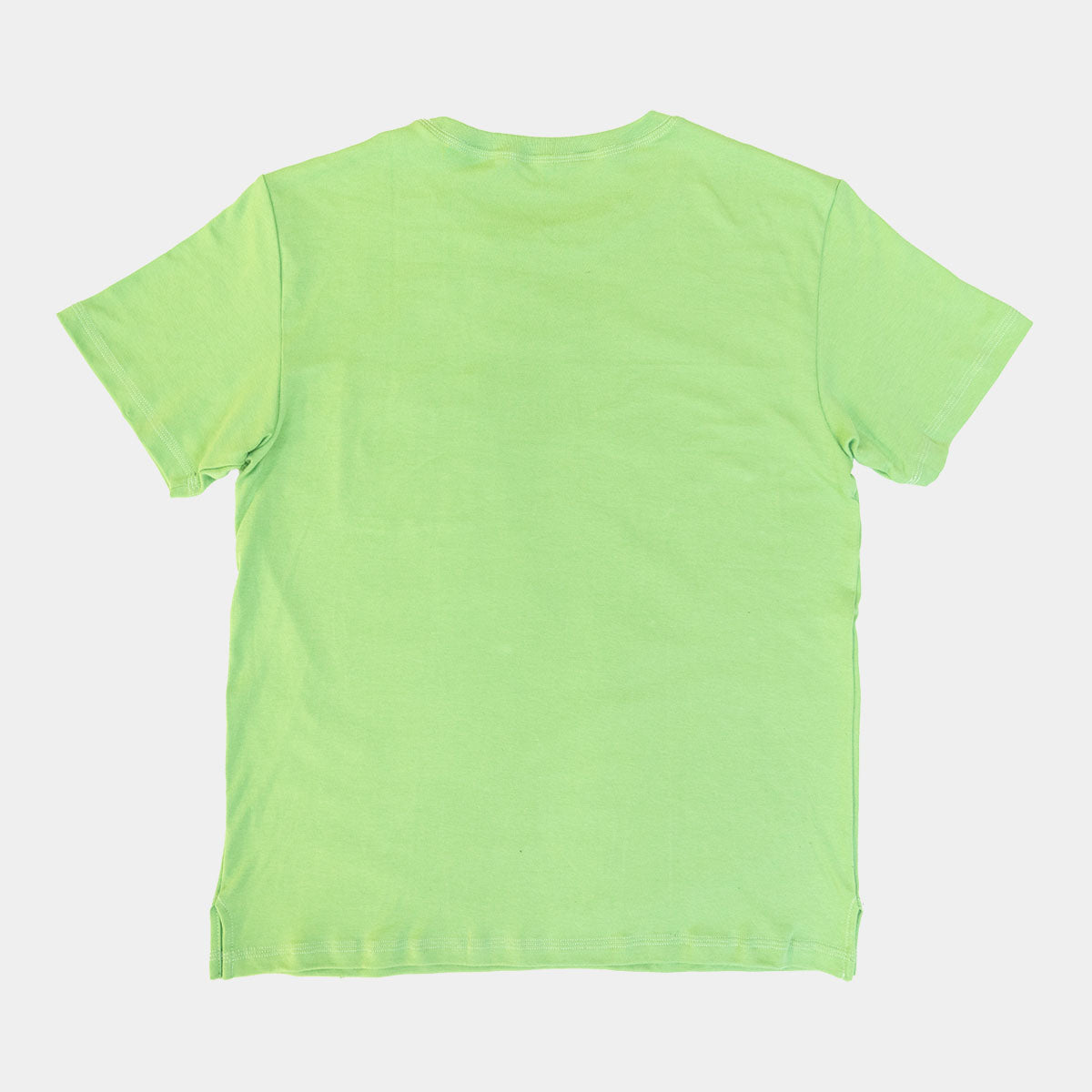 Back view of the jade Supima cotton pocket T-shirt.