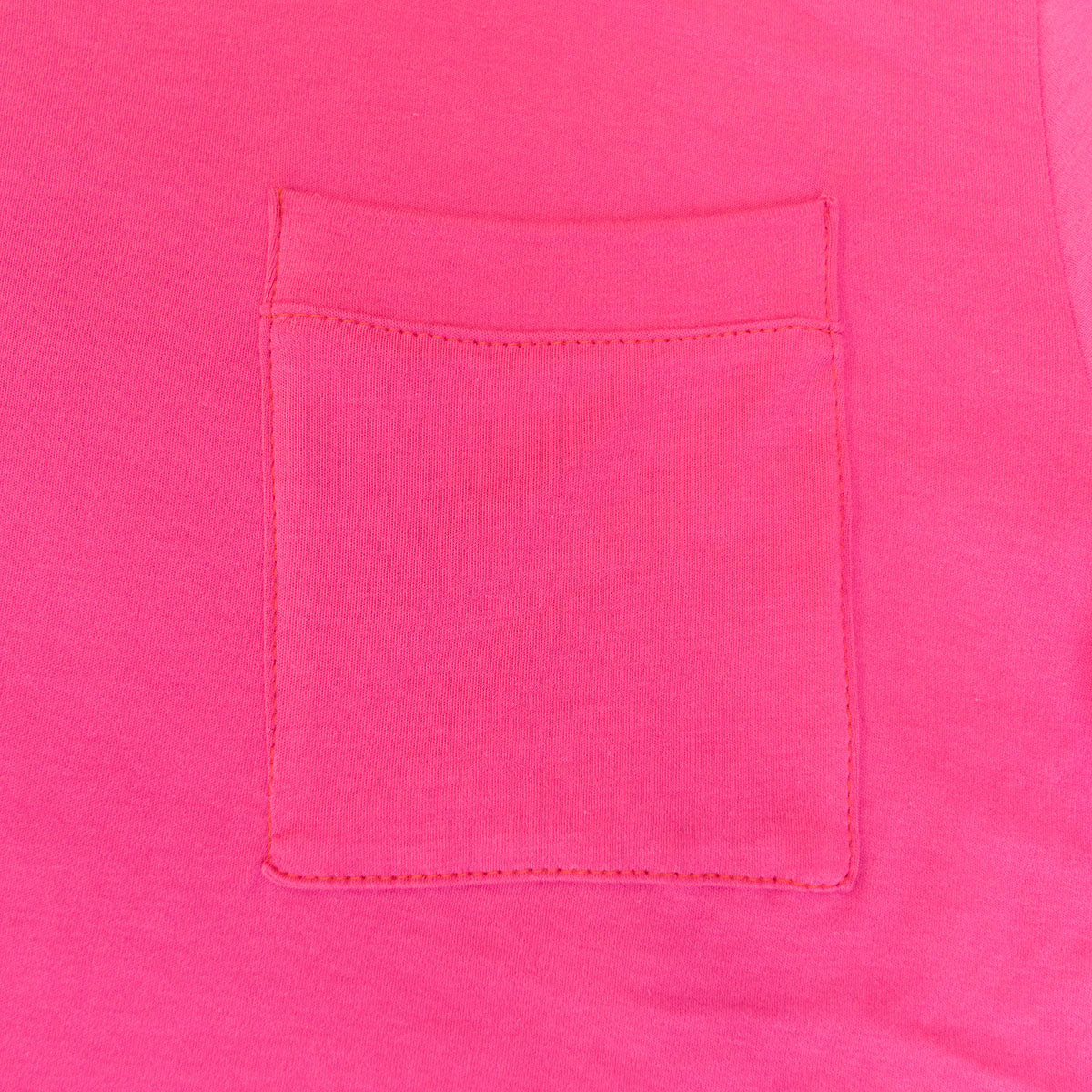Back view of the magenta Supima cotton t-shirt