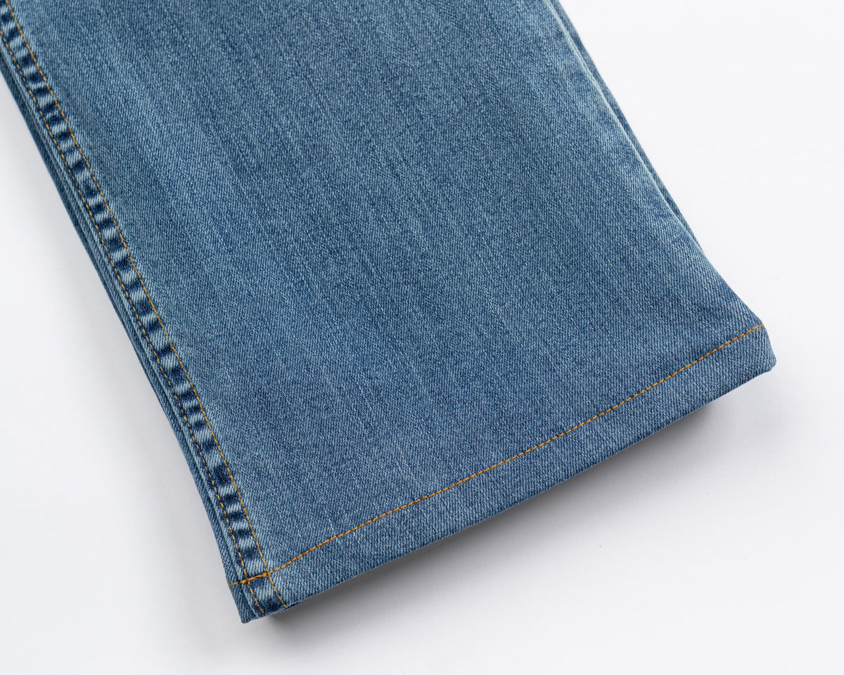 Boot Cut Light Stretch Denim Jeans Men's Jeans