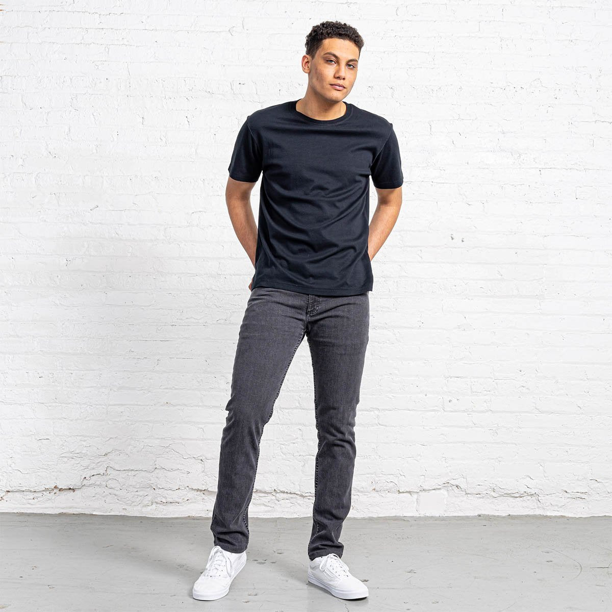 Slim Fit Grey Wash