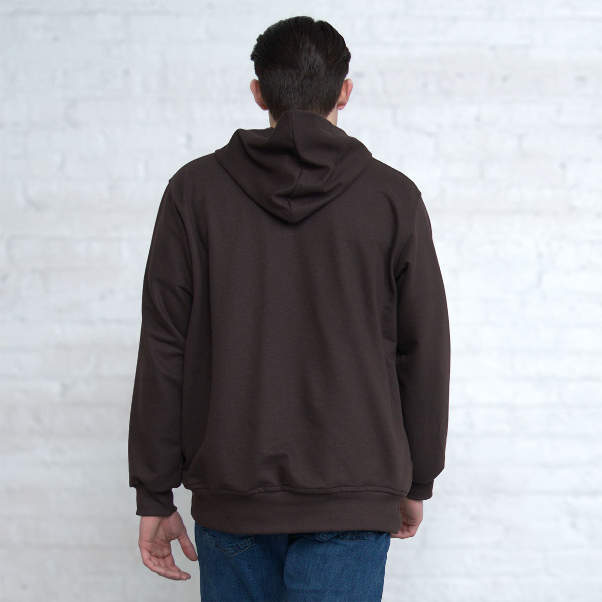 Hem and side seam detail on the Spring Hoodie