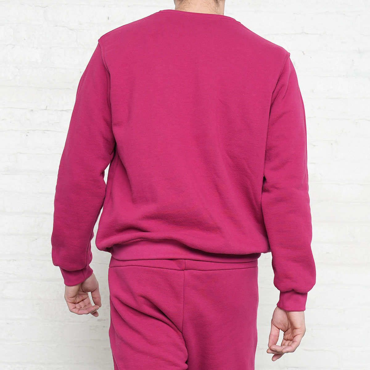 Back view of the anemone crew neck sweatshirt