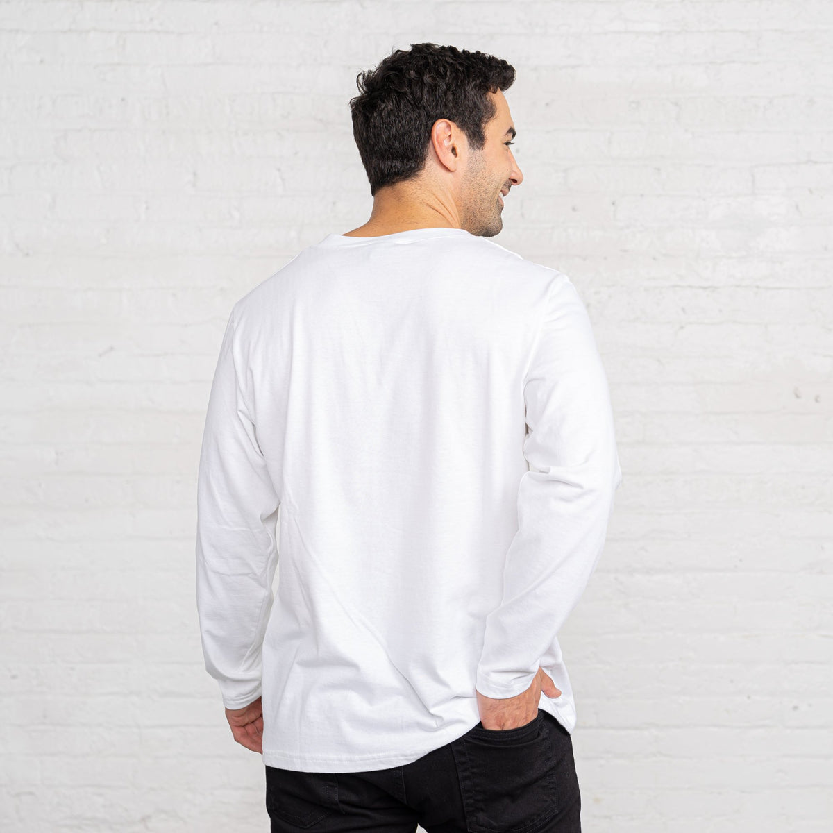 Regular Color:White Combed Cotton Henleys Mens’s Henleys