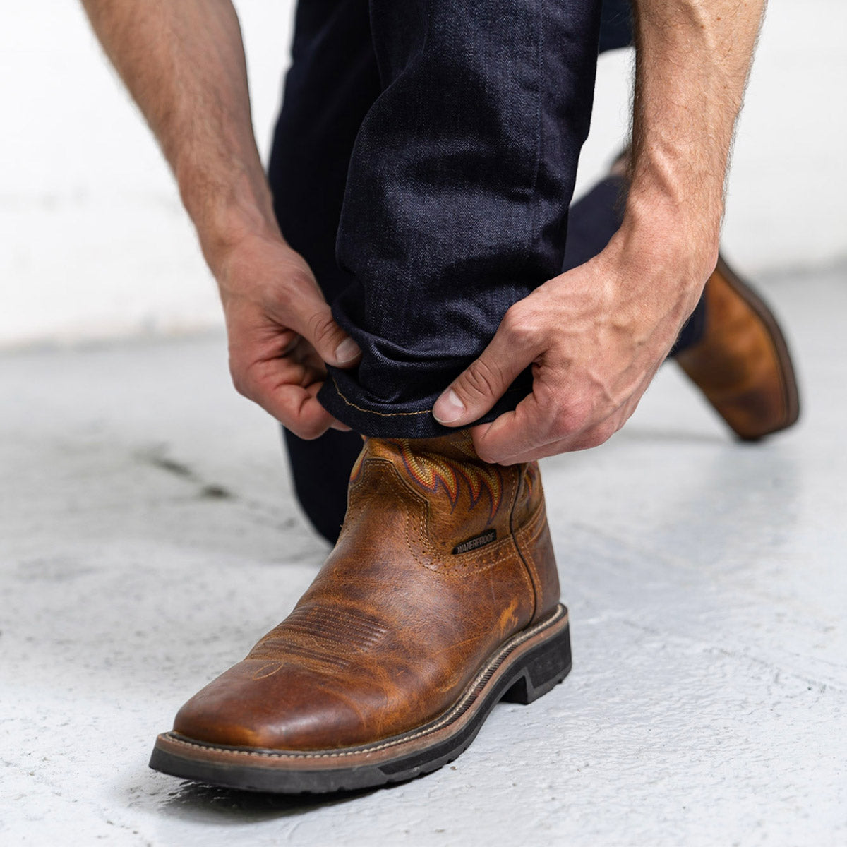 #2: boot-cut-dark-wash