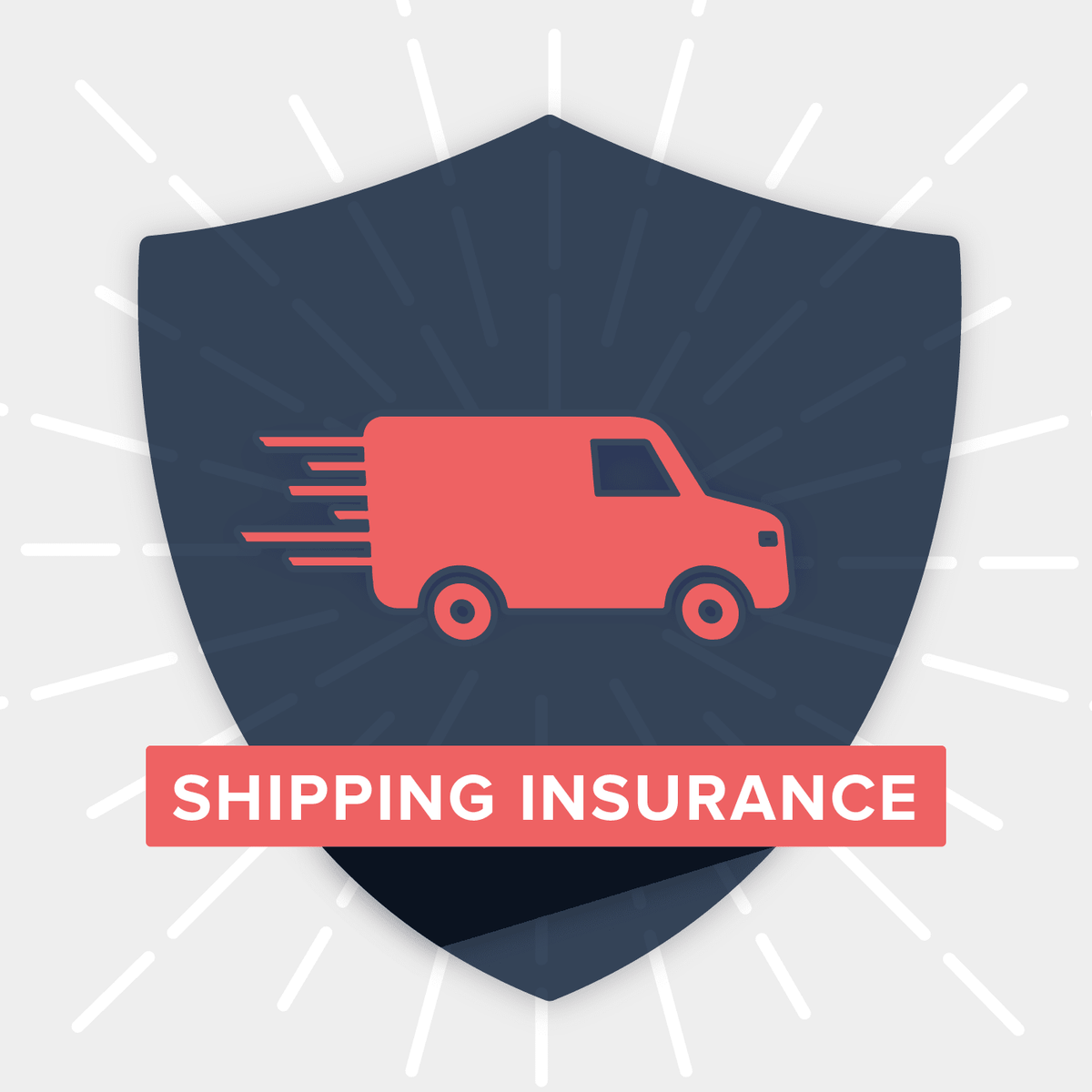 Shipping insurance listing graphic for Dearborn Denim & Apparel orders